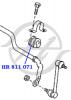 HANSE HR811071 Втулка стабилизатора