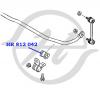 HANSE HR812042 Втулка стабилизатора задняя
