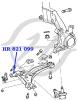 HANSE HR821099 Сайлентблок нижнего рычага передней подвески, передний
