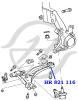 HANSE HR821116 Сайлентблок нижнего рычага передней подвески, задний