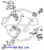 HANSE HR821124 Опора двигателя, передняя