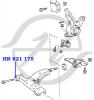 HANSE HR821175 Сайлентблок переднего рычага
