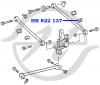 HANSE HR822137 Сайлентблок поперечной тяги задней подвески, наружный