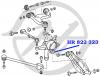 HANSE HR822323 Сайлентблок цапфы