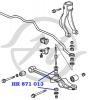 HANSE HR871013 Втулка тяги стабилизатора