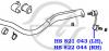 HANSE HS822044 Тяга стабилизатора передней подвески, правая