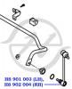 HANSE HS902004 Тяга стабилизатора пер.правая Hyundai Getz   Hanse HS 902 004