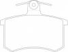 NIBK PN0017 колодка тормозная дисковая