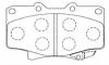 NIBK PN1242 колодка тормозная дисковая