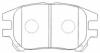 NIBK PN1481 ПЕРЕДНИЕ ТОРМОЗНЫЕ КОЛОДКИ LEXUS RX300 01-