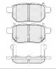 NIBK PN1519 колодка тормозная дисковая