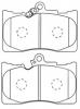 NIBK PN1547 КОЛОДКИ FR ТОРМОЗНЫЕ GS30/45/43/460 05-