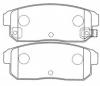 NIBK PN2467 колодка тормозная дисковая