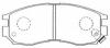 NIBK PN3271 КОЛОДКИ ТОРМОЗНЫЕ FR E3,E5,N,D32