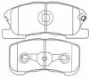 NIBK PN6427 колодка тормозная дисковая
