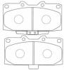 NIBK PN7463 колодка тормозная дисковая