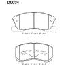MK Kashiyama D0034 Колодки дисковые