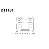MK Kashiyama D11181 Колодки дисковые