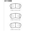 MK Kashiyama D11195M Колодки дисковые
