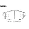 MK Kashiyama D1154 D1154 Колодки торм пер BLUEBIRD/CEFIRO/PRARIE
