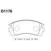 MK Kashiyama D1176 Колодки тормозные FR