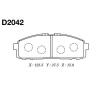 MK Kashiyama D2042 Колодки тормозные RR