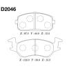 MK Kashiyama D2046 D2046 Колодки торм пер STARLET -]89