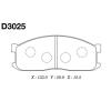 MK Kashiyama D3025 Колодки тормозные FR