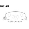 MK Kashiyama D4014M колодки дисковые