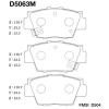 MK Kashiyama D5063M Колодки тормозные RR