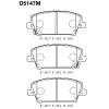 MK Kashiyama D5147M D5147M Колодки торм пер CIVIC VII 1.4-2.2 06-]