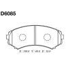 MK Kashiyama D6085 Колодки дисковые