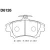 MK Kashiyama D6126 Колодки дисковые