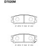 MK Kashiyama D7020M Колодки дисковые