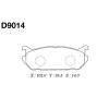 MK Kashiyama D9014 Колодки тормозные FR