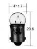 KOITO 1256 Лампа 12V3.4W BA9s G10