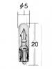 KOITO 1682 Лампа 24V1.2W W2*4.6d T5