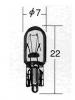 KOITO 1686 Лампа 24V3W W2*4.6d T7