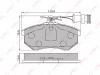 LYNX BD-1201 BD1201 Тормозные колодки дисковые LYNX
