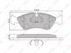 LYNX BD-1402 BD1402 Тормозные колодки дисковые LYNX