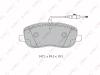 LYNX BD-2212 Комплект тормозных колодок, дисковый тормоз