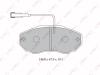 LYNX BD-2215 Комплект тормозных колодок, дисковый тормоз