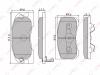 LYNX BD-2401 BD2401 Тормозные колодки дисковые LYNX