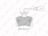 LYNX BD-3025 Комплект тормозных колодок, дисковый тормоз