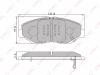 LYNX BD3404 BD3404 Тормозные колодки дисковые LYNX