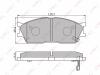 LYNX BD-4403 BD4403 Тормозные колодки дисковые LYNX