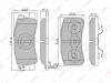 LYNX BD-5507 BD5507 Тормозные колодки дисковые LYNX
