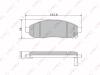 LYNX BD-5731 Комплект тормозных колодок, дисковый тормоз