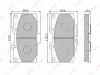 LYNX BD-7107 BD7107 Тормозные колодки дисковые LYNX