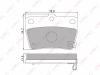 LYNX BD7510 BD7510 Тормозные колодки дисковые LYNX